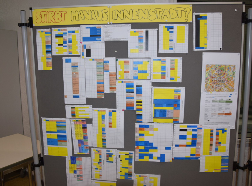 Stirbt Hanaus Innenstadt?Zehntklässler der Hohen Landesschule kartierten die Hanauer Innenstadt